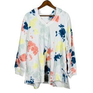 NEW! Lane Bryant Livi Activewear V Neck Sweatshirt Tie Dye - 18/20